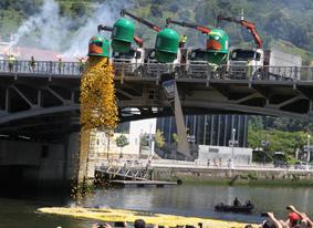 30.000 patos pueden en la V Estropatada WOP con el viento en contra