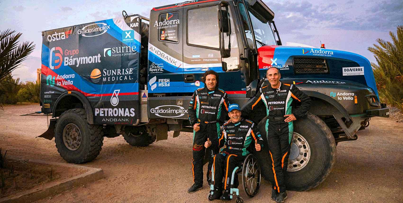 SURNE i Bárymont acompanyaran Albert Llovera al ral·li Dakar 2022