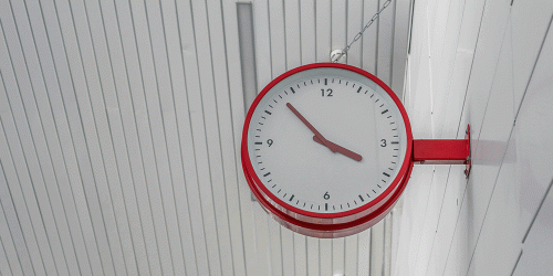 Reloj pared en local