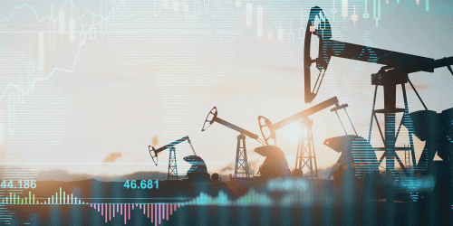Plataformas petrolíferas trabajando